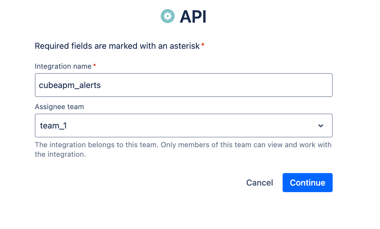 Configure API Integration