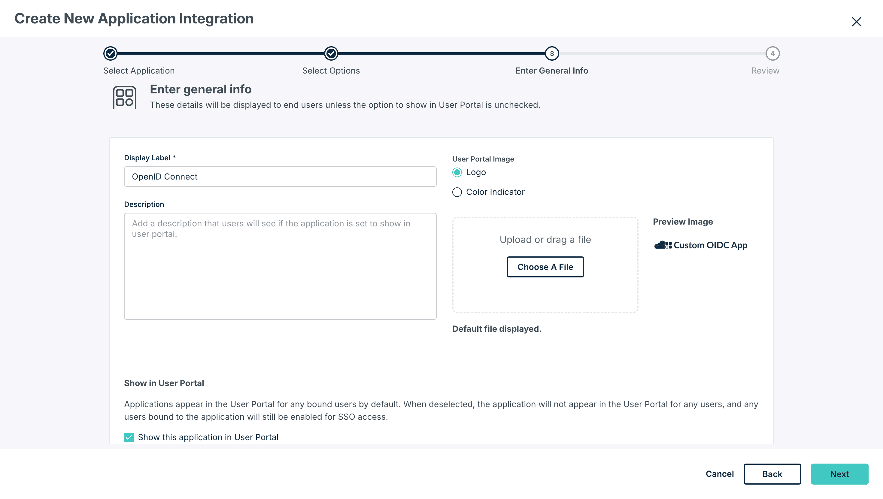 Configure Application