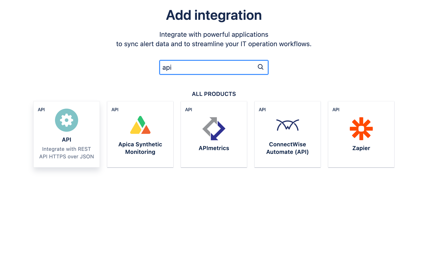 Select API Integration